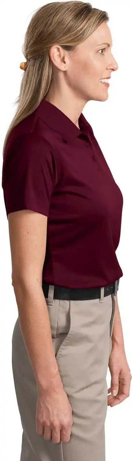 Cornerstone Cs413 Ladies Select Snag Proof Polo Maroon