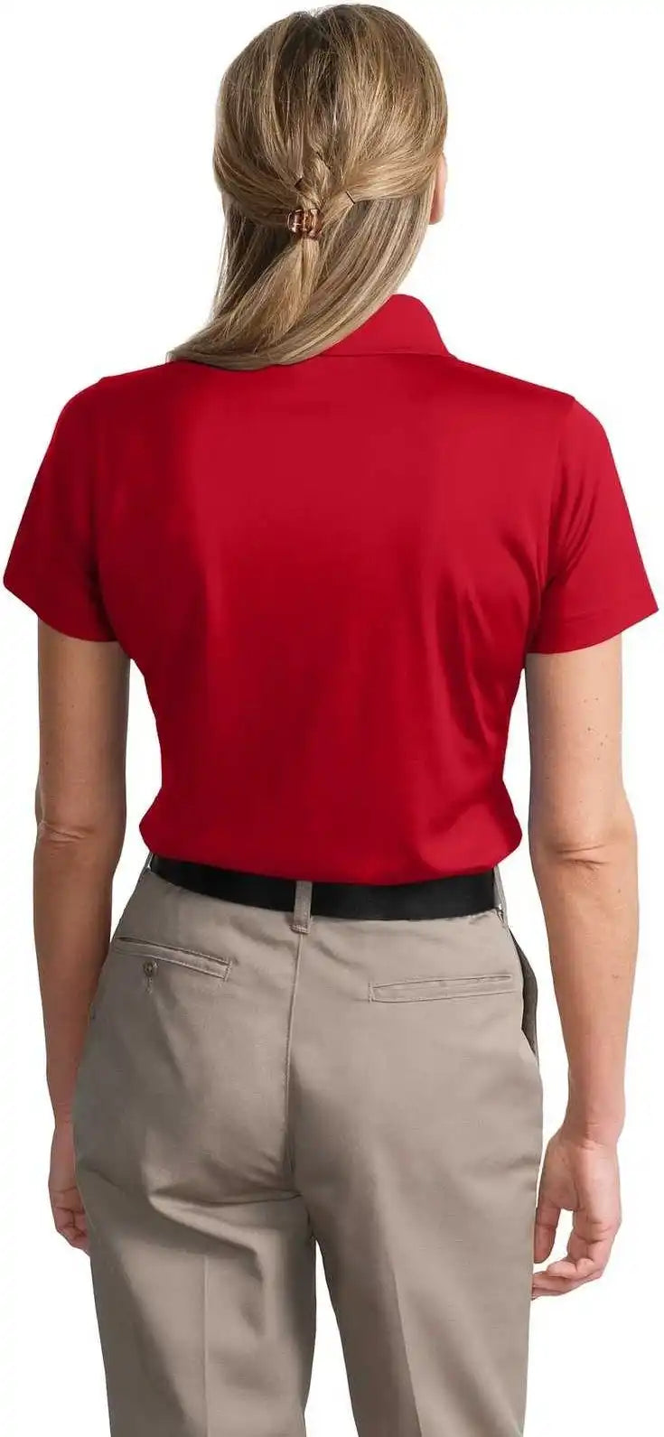 Cornerstone Cs413 Ladies Select Snag Proof Polo Red