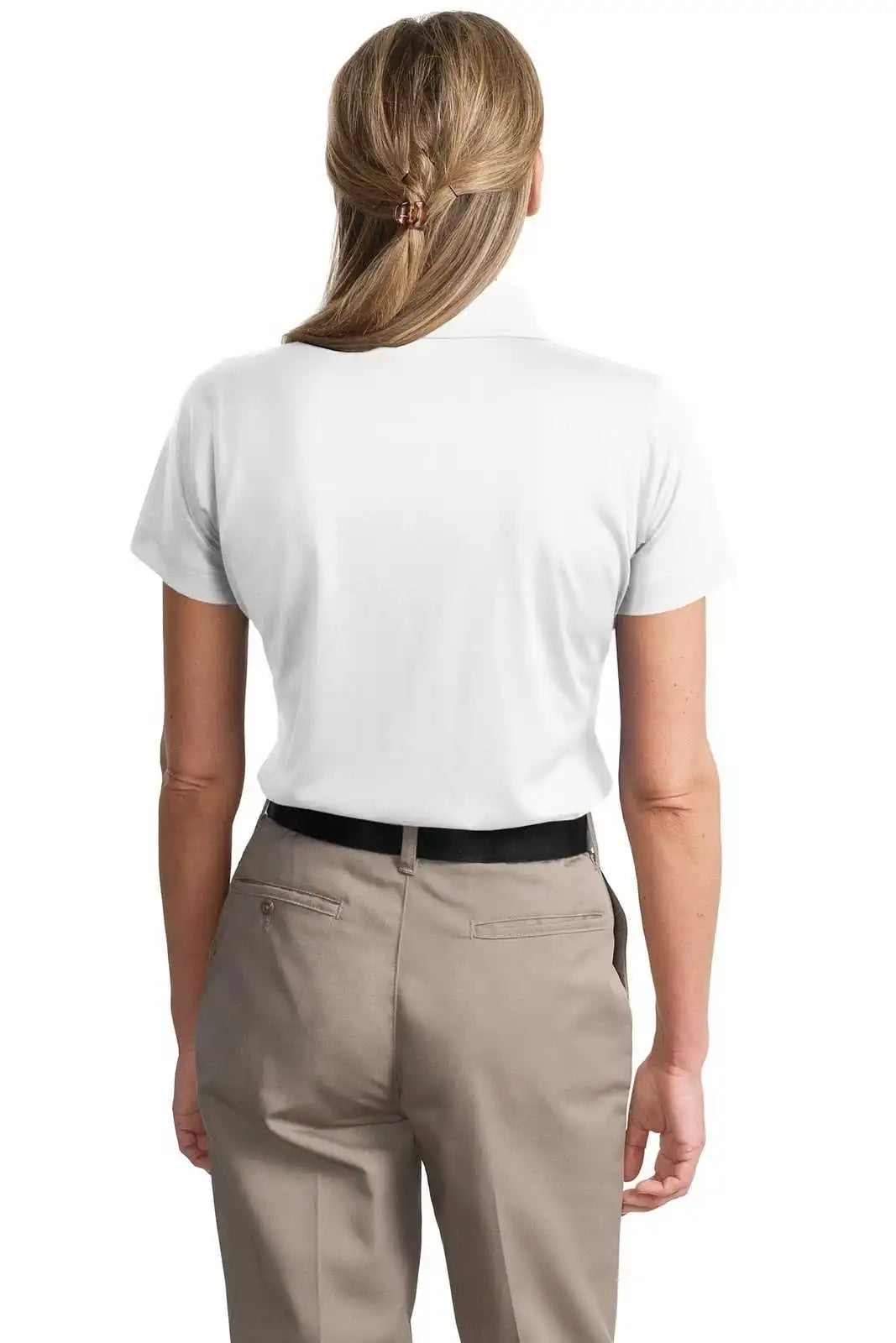 Cornerstone Cs413 Ladies Select Snag-proof Polo - White