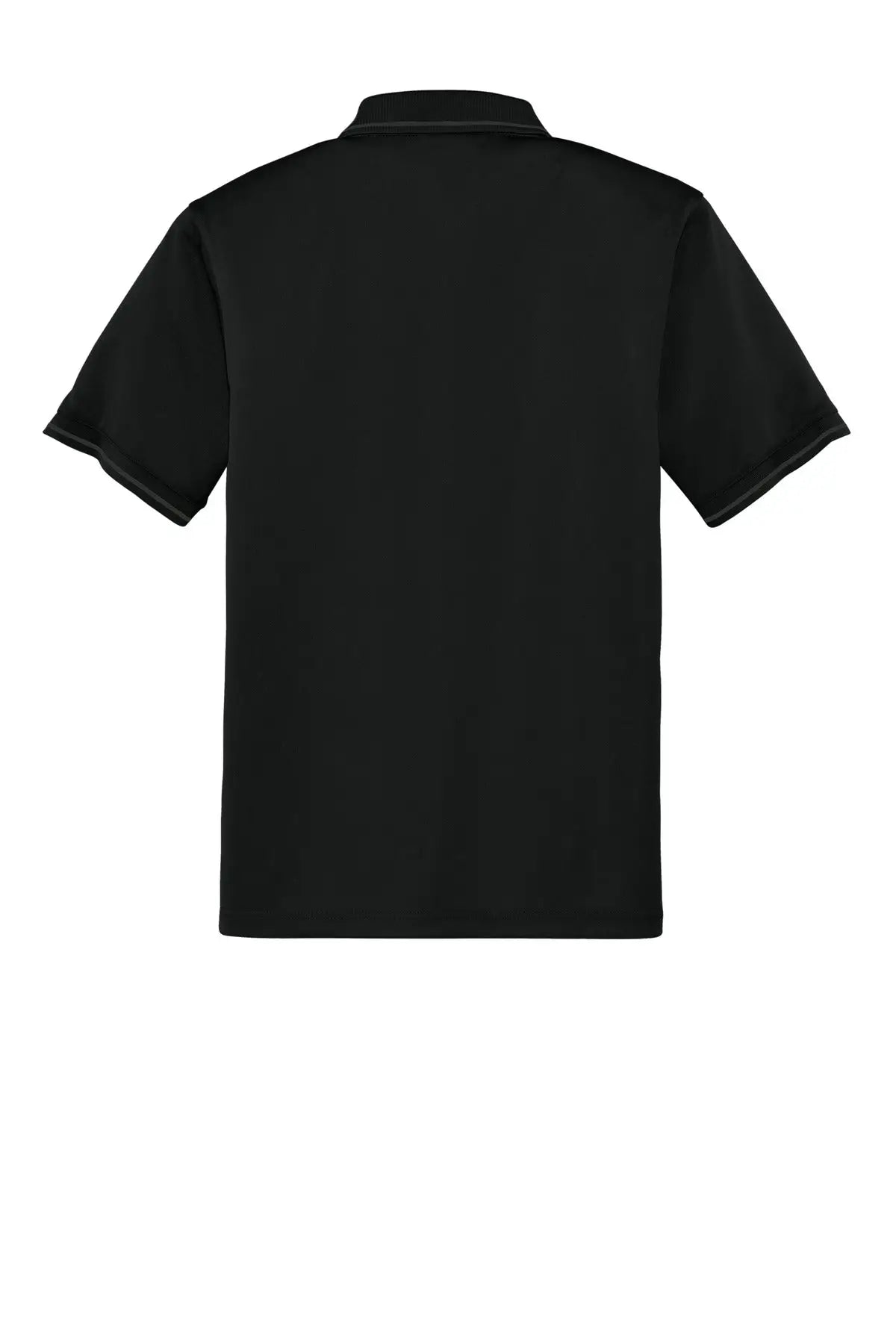 Cornerstone Cs415 Select Snag-proof Tipped Pocket Polo - Black Smoke Gray