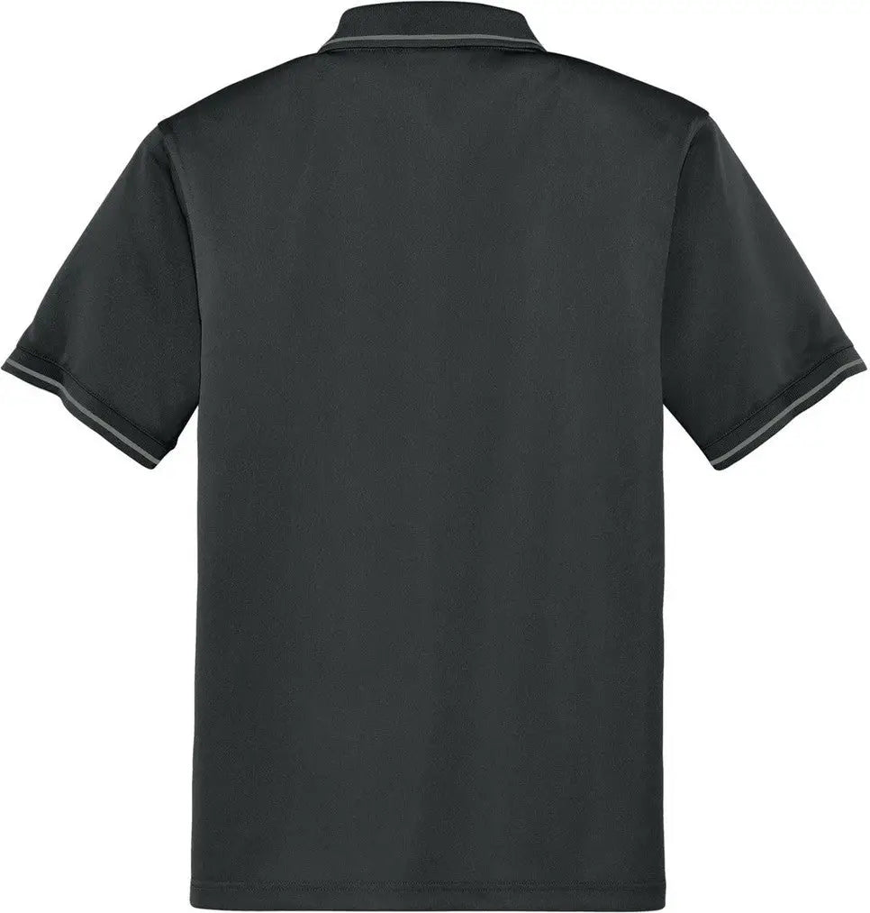 Cornerstone Cs415 Select Snag-proof Tipped Pocket Polo - Charcoal Light Gray