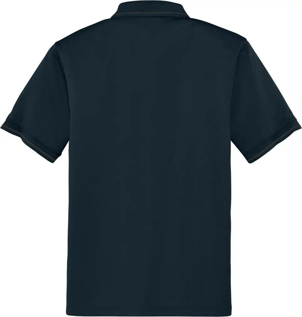 Cornerstone Cs415 Select Snag-proof Tipped Pocket Polo - Dark Navy Smoke Gray