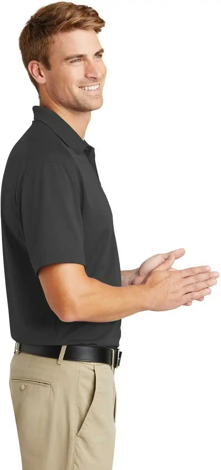 Cornerstone Cs418 Select Lightweight Snag Proof Polo Charcoal