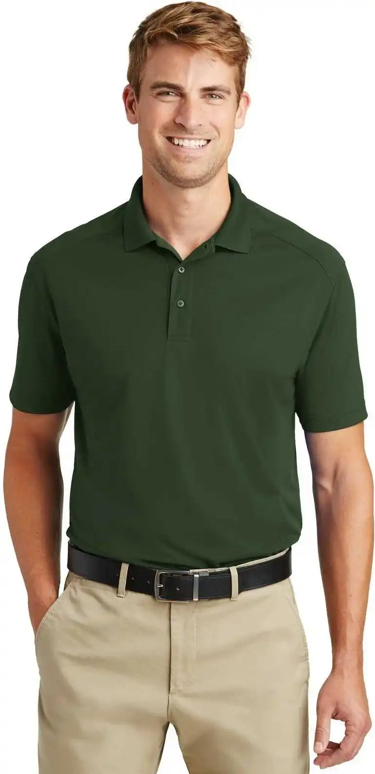 Cornerstone Cs418 Select Lightweight Snag Proof Polo Dark Green