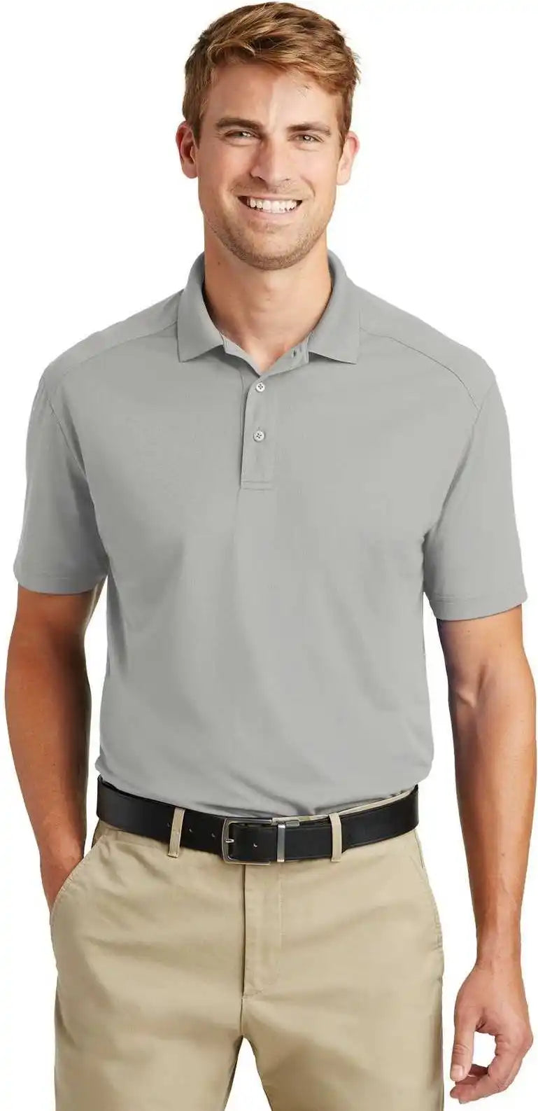 Cornerstone Cs418 Select Lightweight Snag-proof Polo - Light Gray