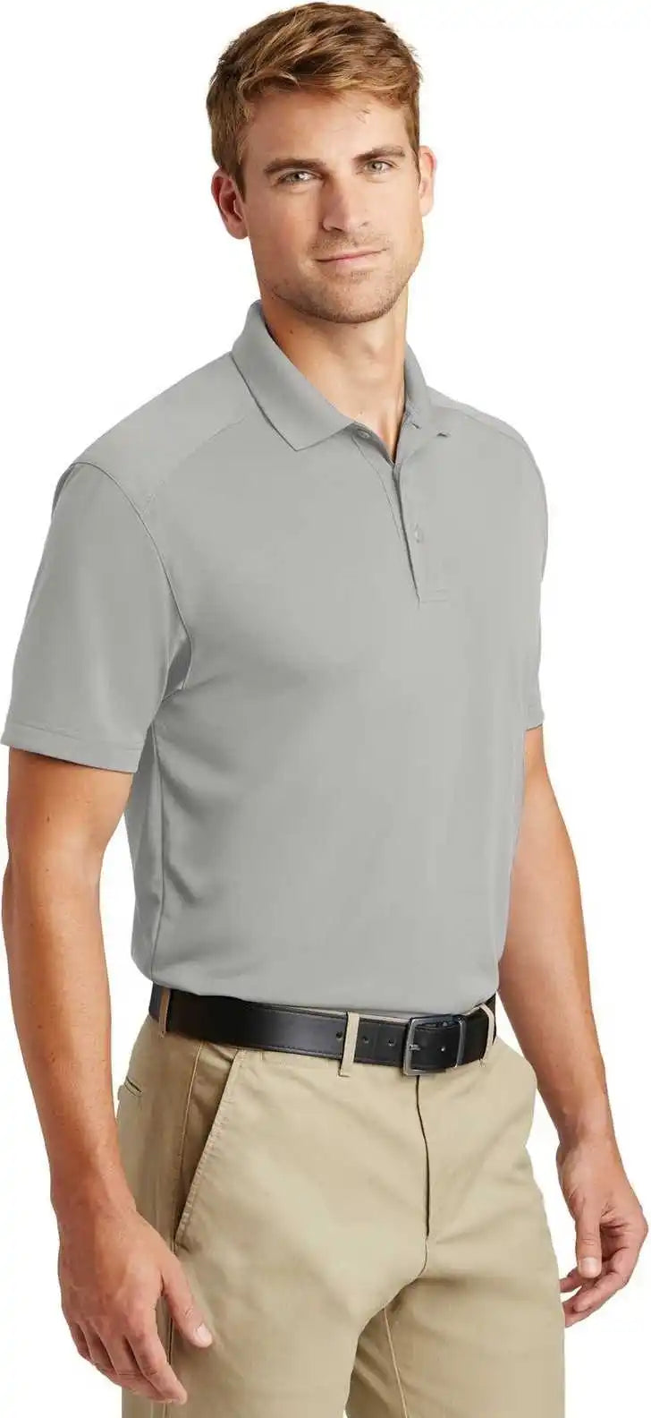 Cornerstone Cs418 Select Lightweight Snag-proof Polo - Light Gray