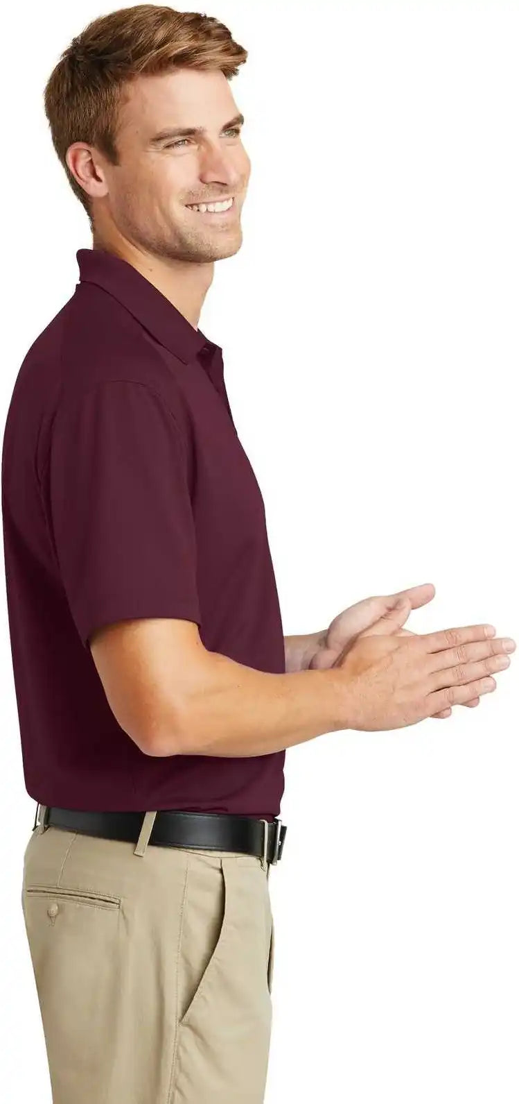 Cornerstone Cs418 Select Lightweight Snag Proof Polo Maroon