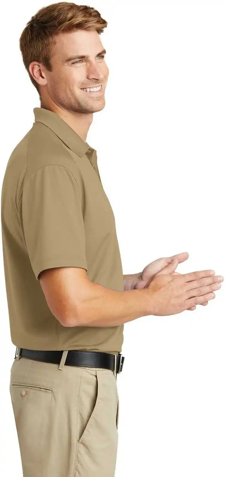 Cornerstone Cs418 Select Lightweight Snag-proof Polo - Tan