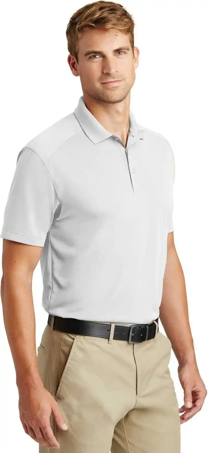 Cornerstone Cs418 Select Lightweight Snag Proof Polo White