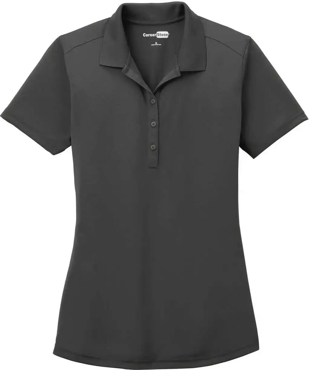 Cornerstone Cs419 Ladies Select Lightweight Snag-proof Polo - Charcoal