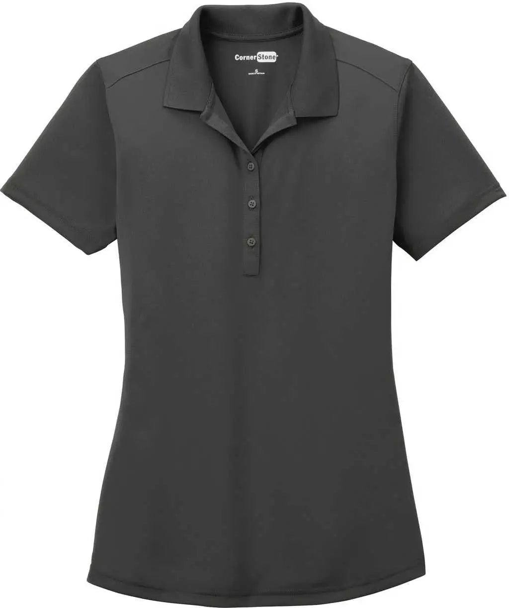 Cornerstone Cs419 Ladies Select Lightweight Snag-proof Polo - Charcoal