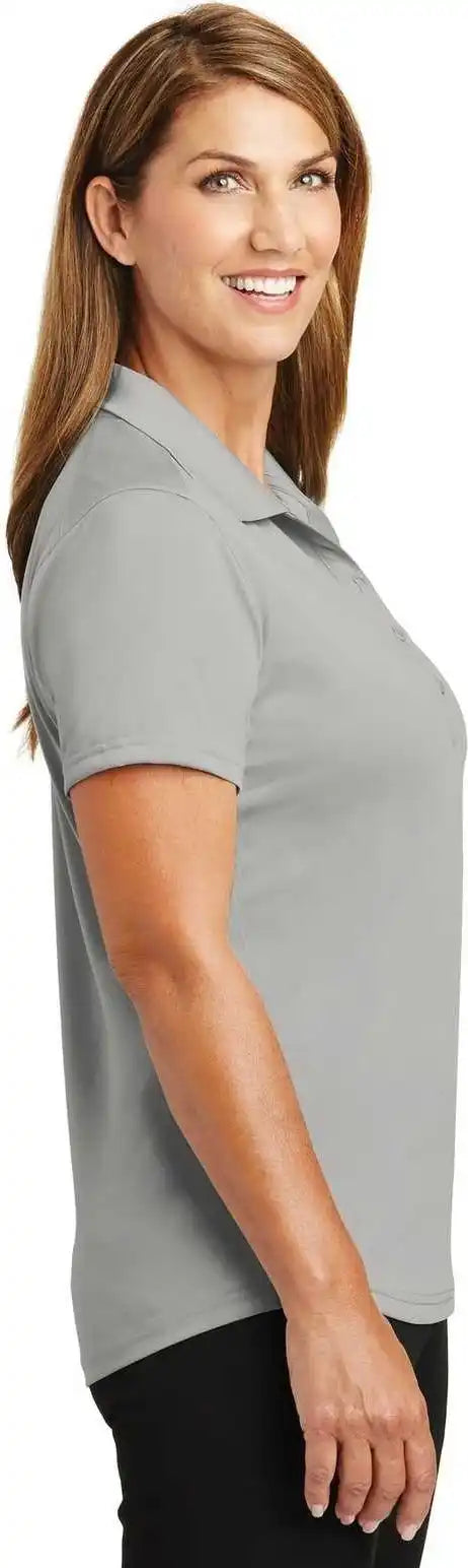 Cornerstone Cs419 Ladies Select Lightweight Snag Proof Polo Light Gray