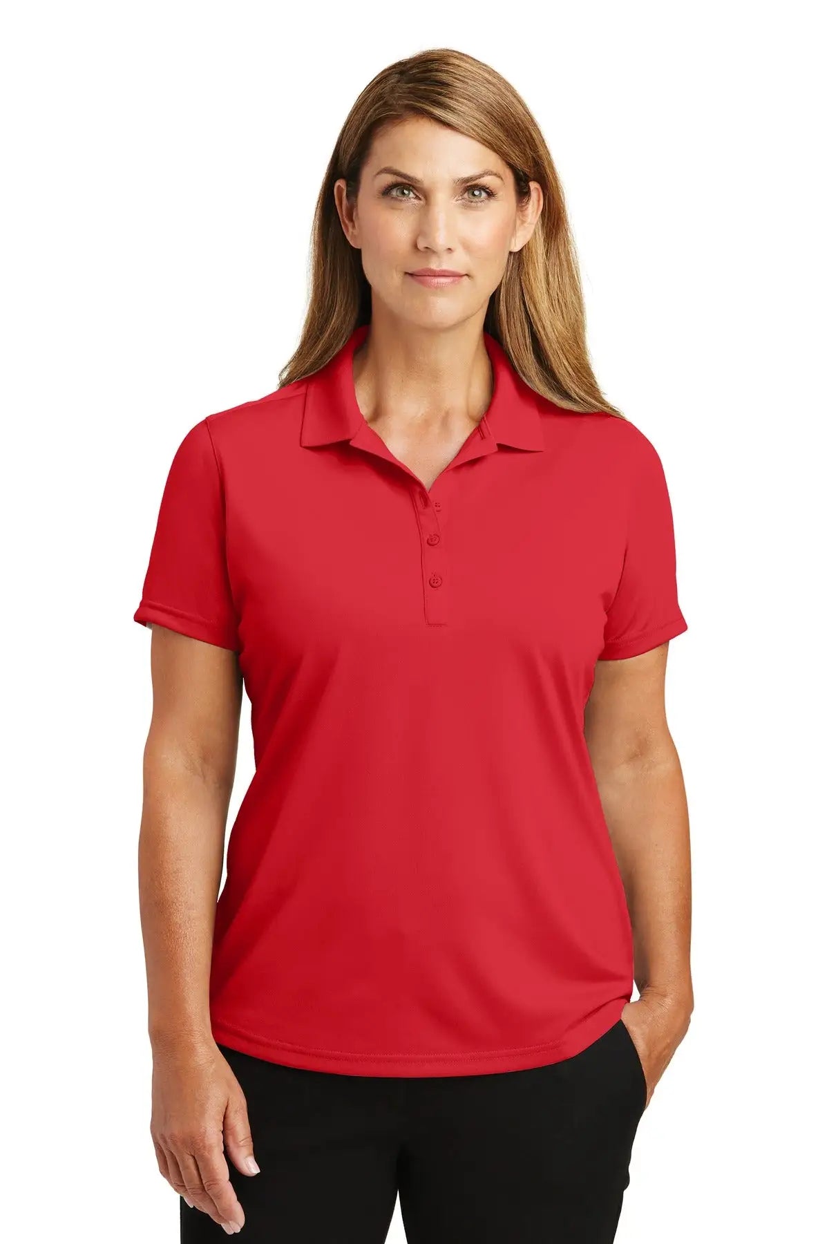 Cornerstone Cs419 Women’s Select Lightweight Snag-proof Polo - Red - Ladies Xs