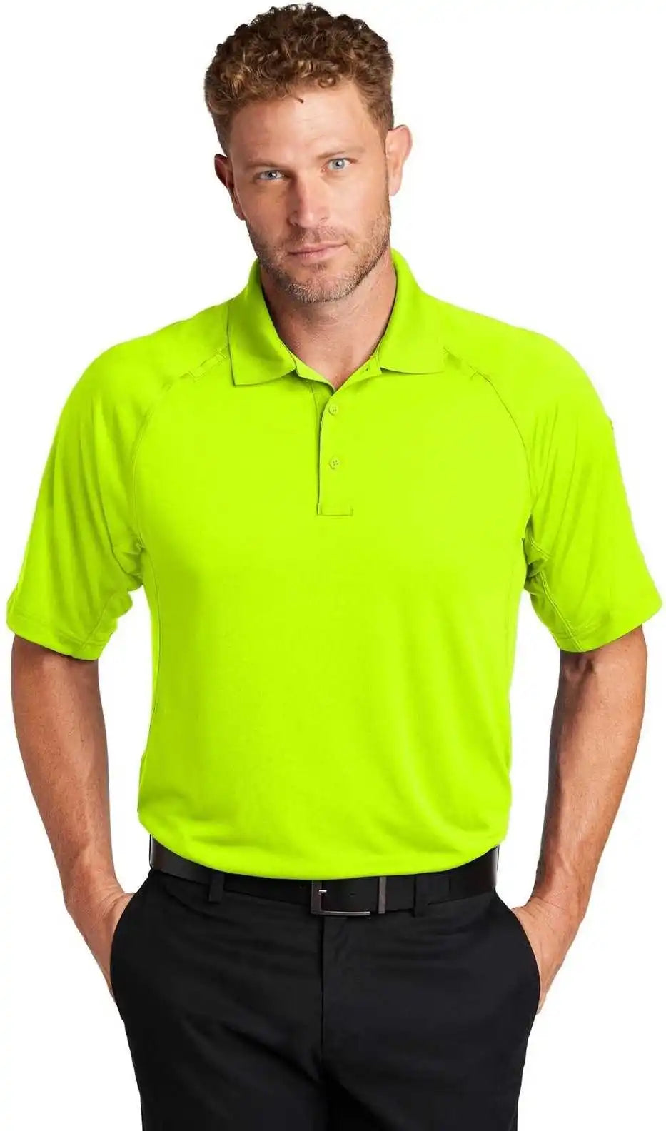 Cornerstone Cs420 Select Lightweight Snag Proof Tactical Polo Safety Yellow
