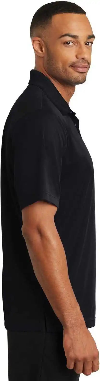 Cornerstone Cs421 Micropique Gripper Polo - Black