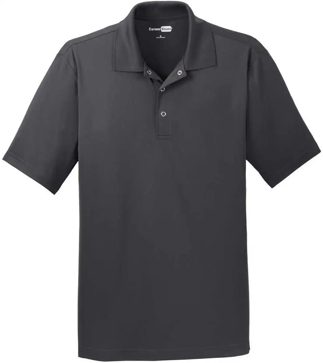 Cornerstone Cs421 Micropique Gripper Polo Iron Gray