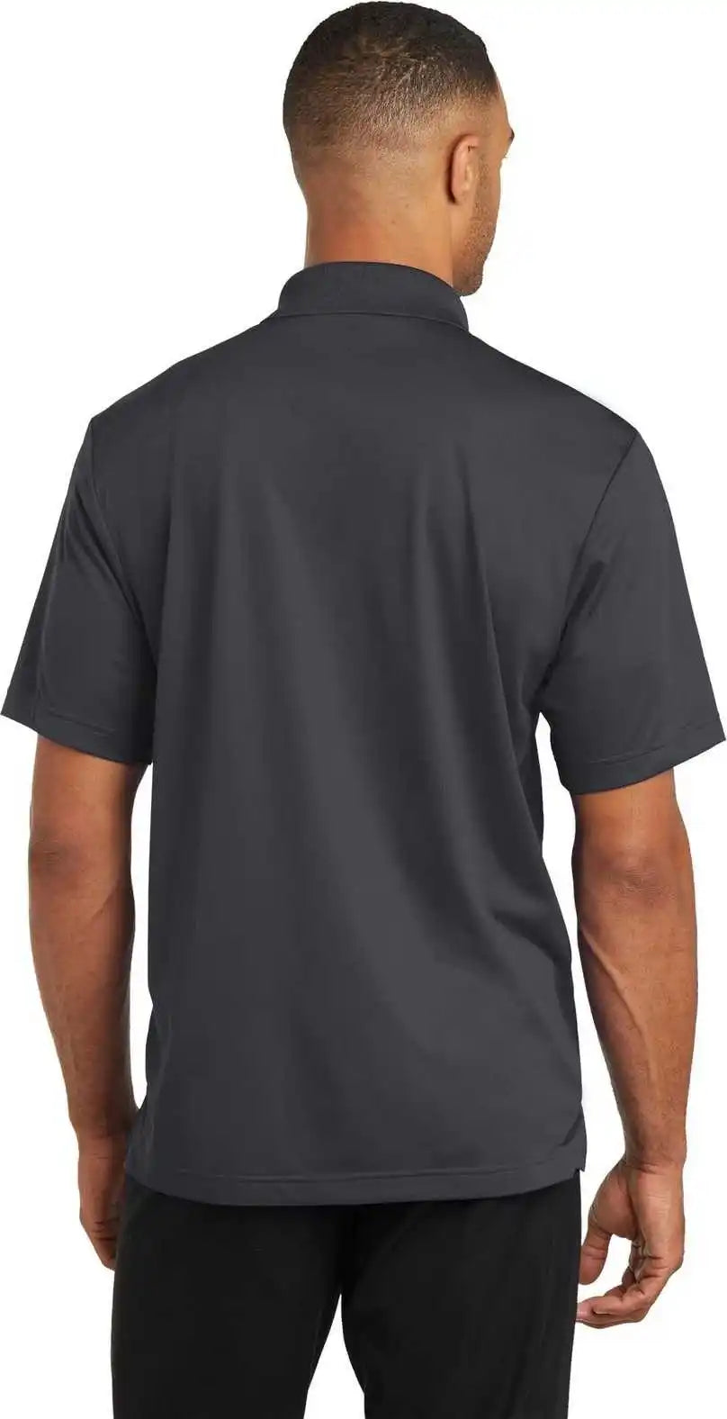 Cornerstone Cs421 Micropique Gripper Polo Iron Gray