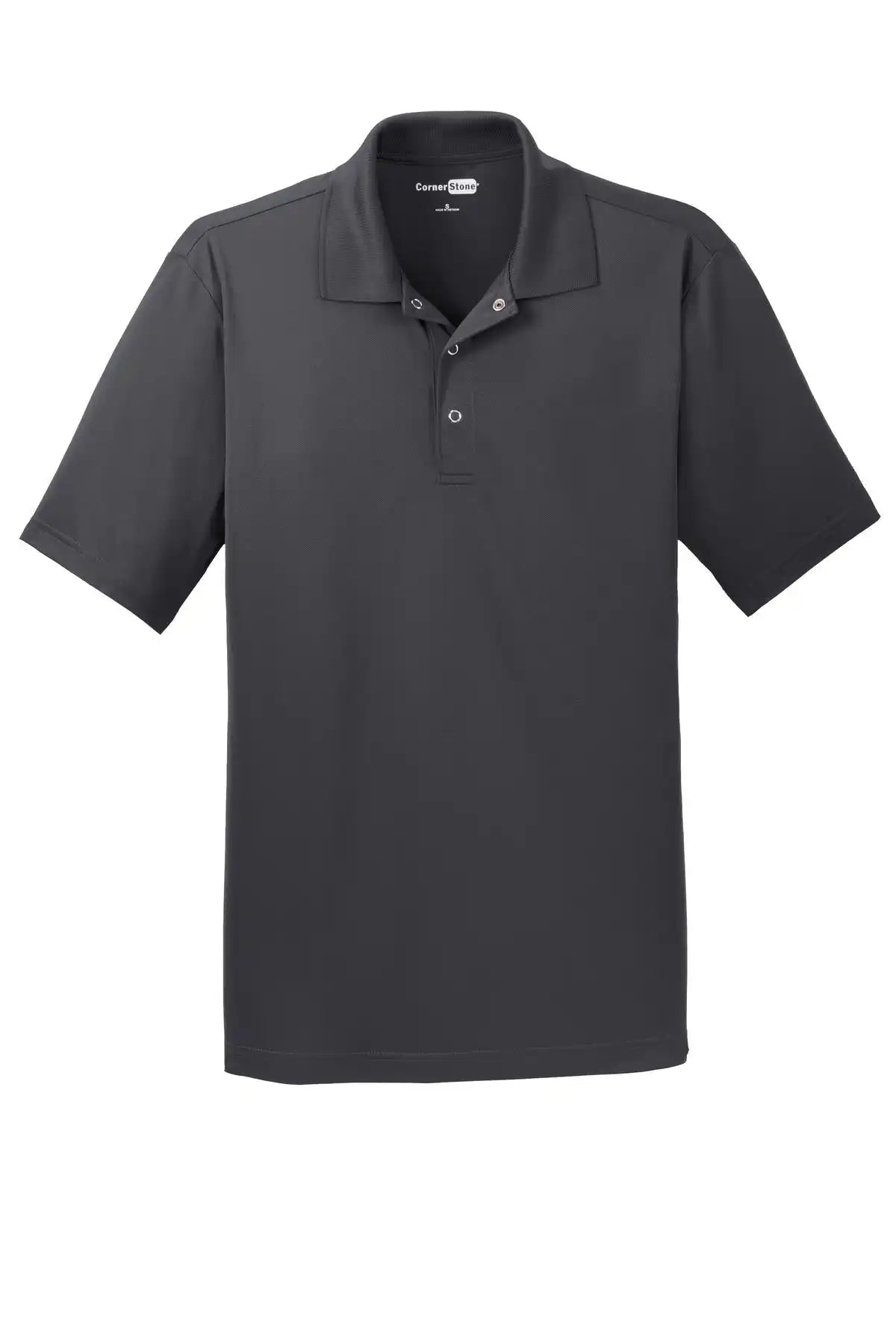 Cornerstone Cs421 Micropique Gripper Polo - Iron Grey