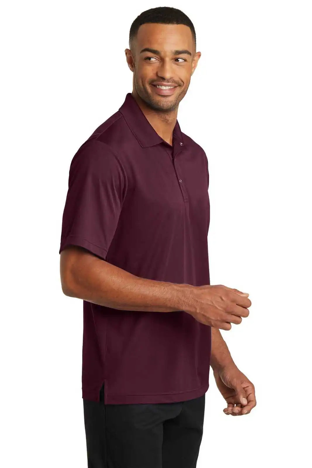 Cornerstone Cs421 Micropique Gripper Polo - Maroon