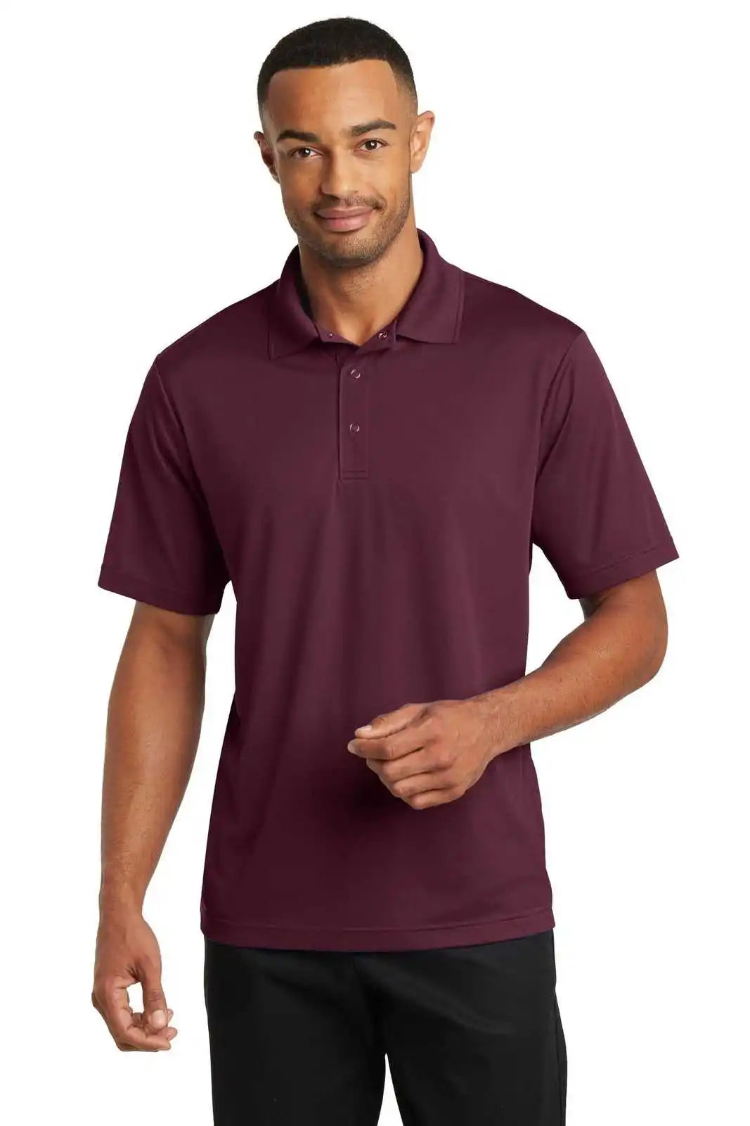 Cornerstone Cs421 Micropique Gripper Polo - Maroon