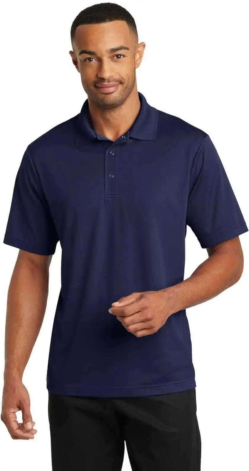 Cornerstone Cs421 Micropique Gripper Polo True Navy