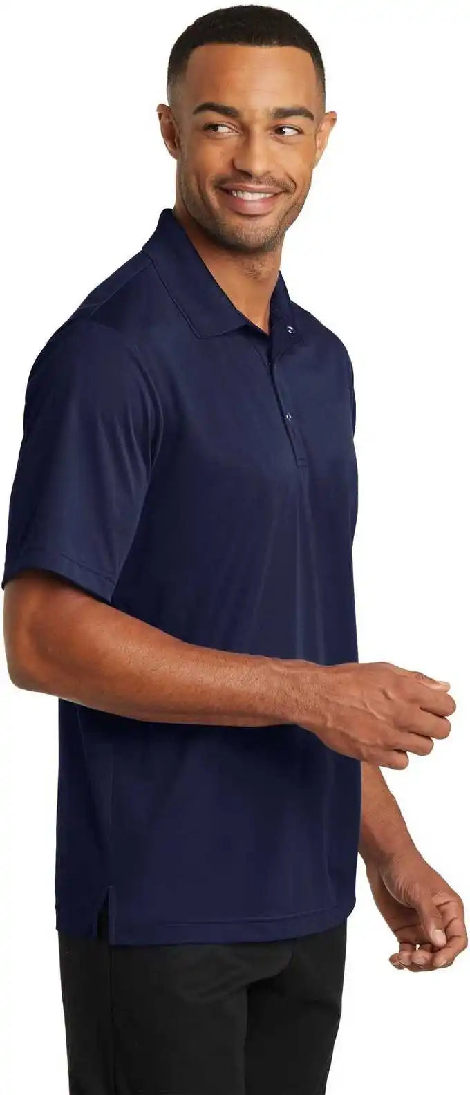 Cornerstone Cs421 Micropique Gripper Polo True Navy