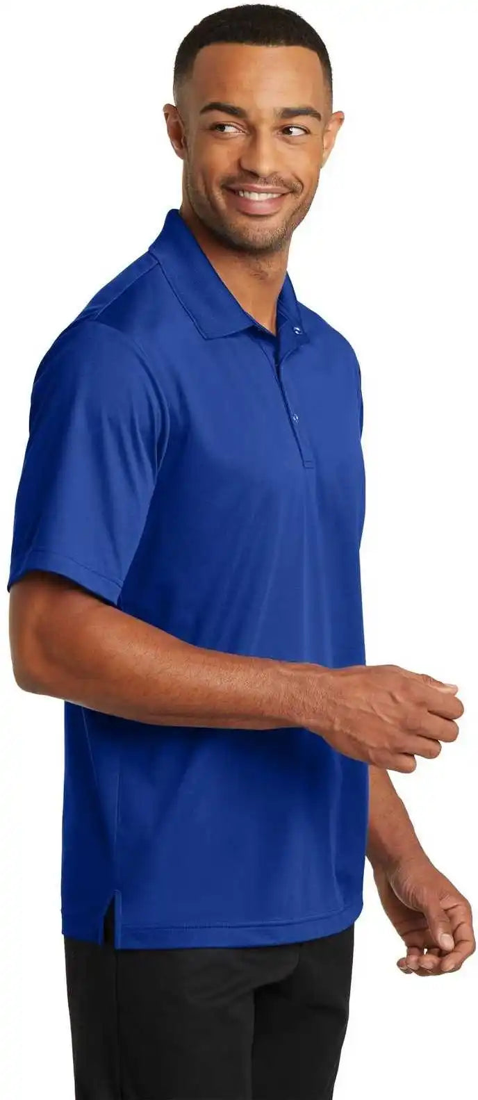Cornerstone Cs421 Micropique Gripper Polo True Royal