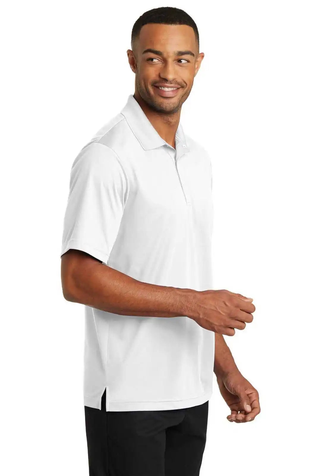 Cornerstone Cs421 Micropique Gripper Polo - White