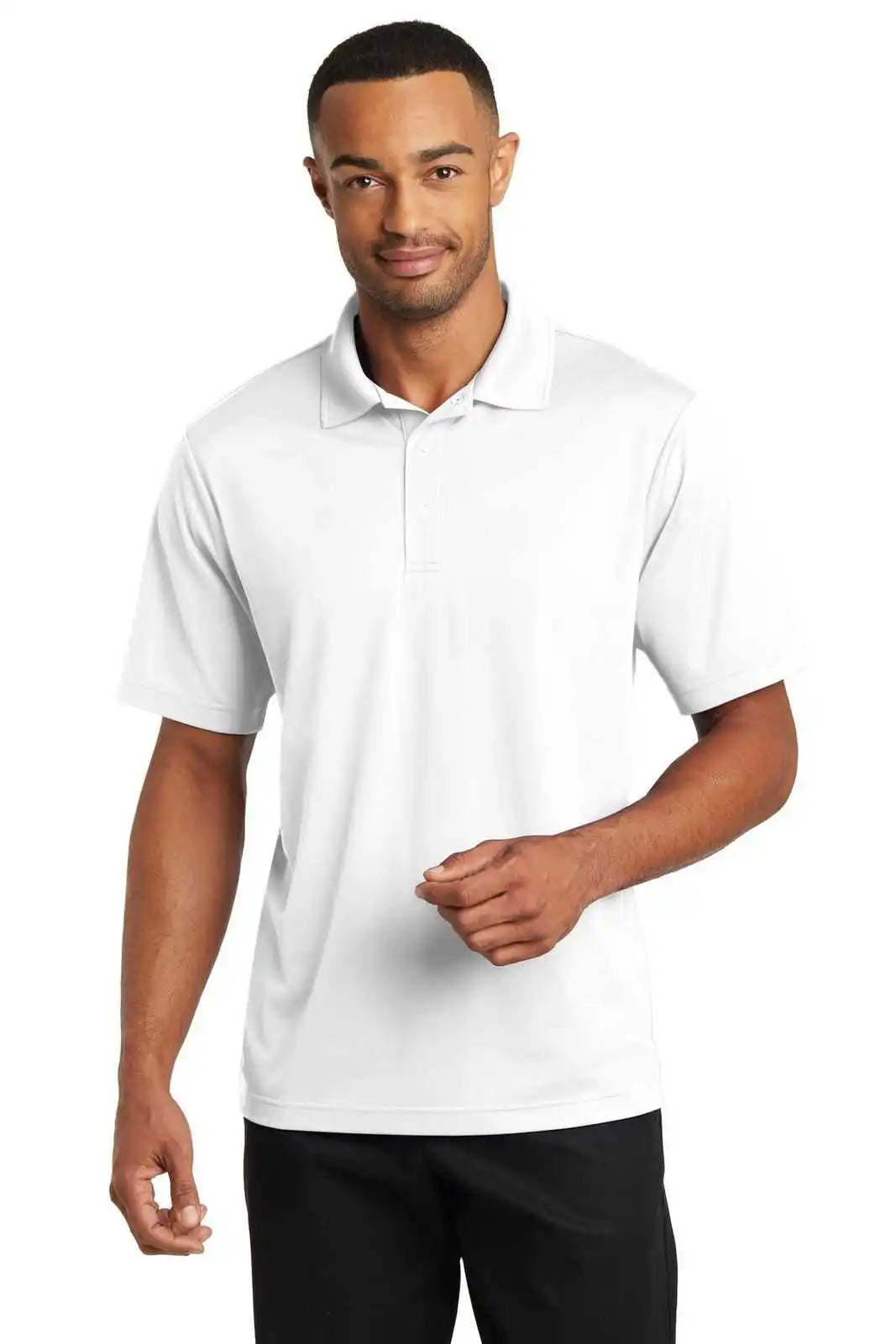 Cornerstone Cs421 Micropique Gripper Polo - White
