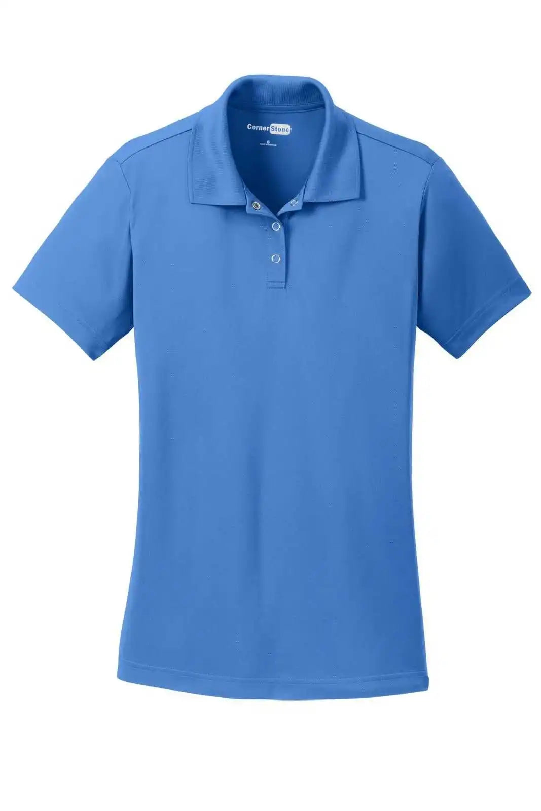 Cornerstone Cs422 Ladies Micropique Gripper Polo - Blue Lake