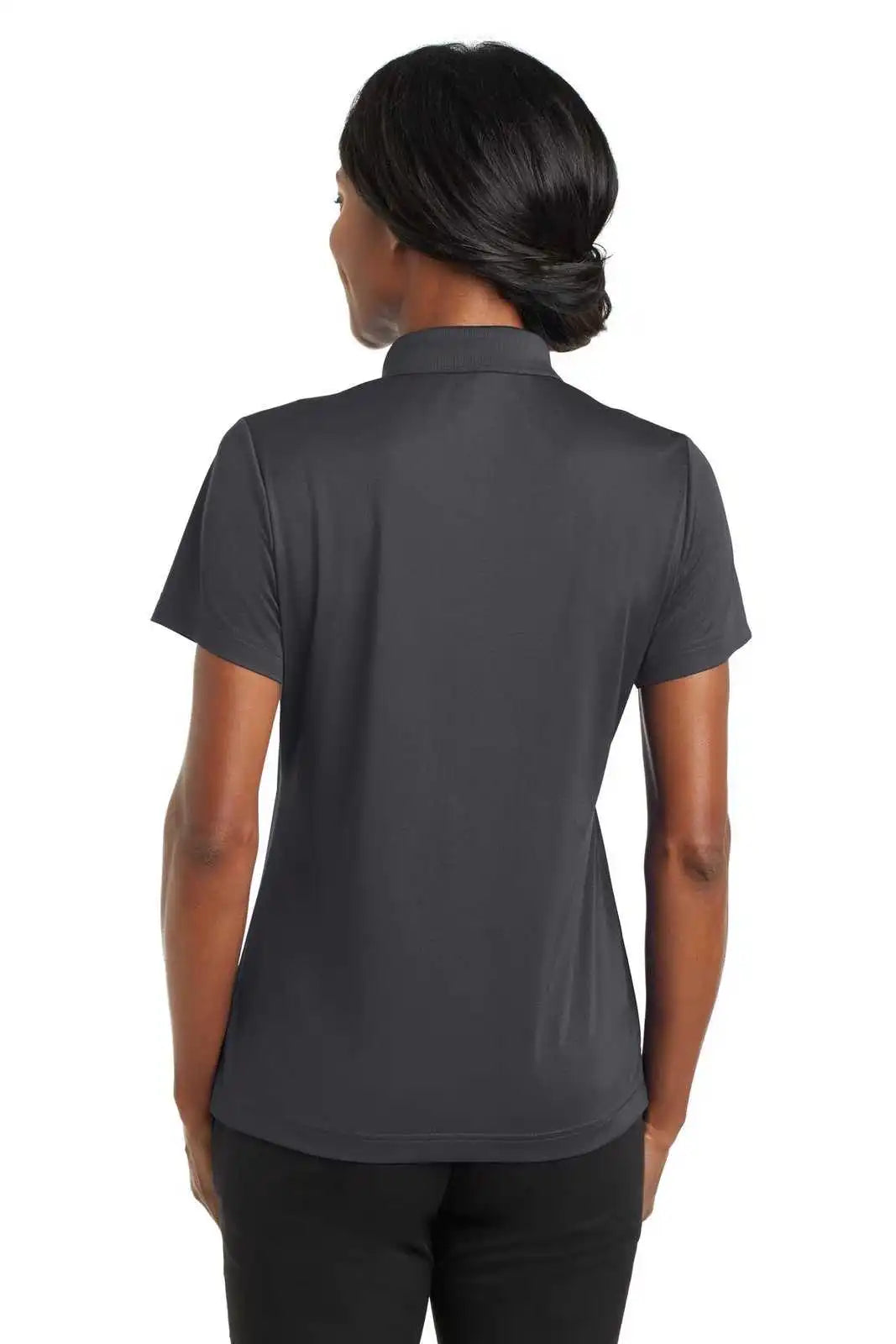 Cornerstone Cs422 Ladies Micropique Gripper Polo - Iron Gray