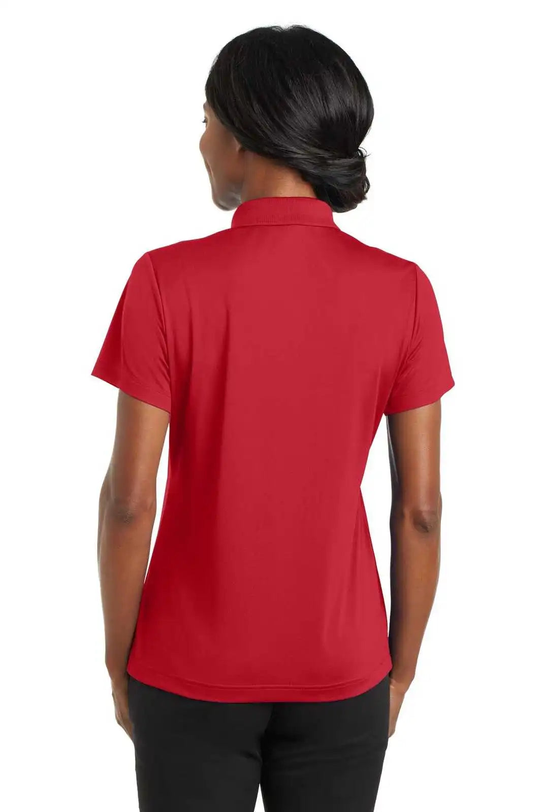 Cornerstone Cs422 Ladies Micropique Gripper Polo - True Red