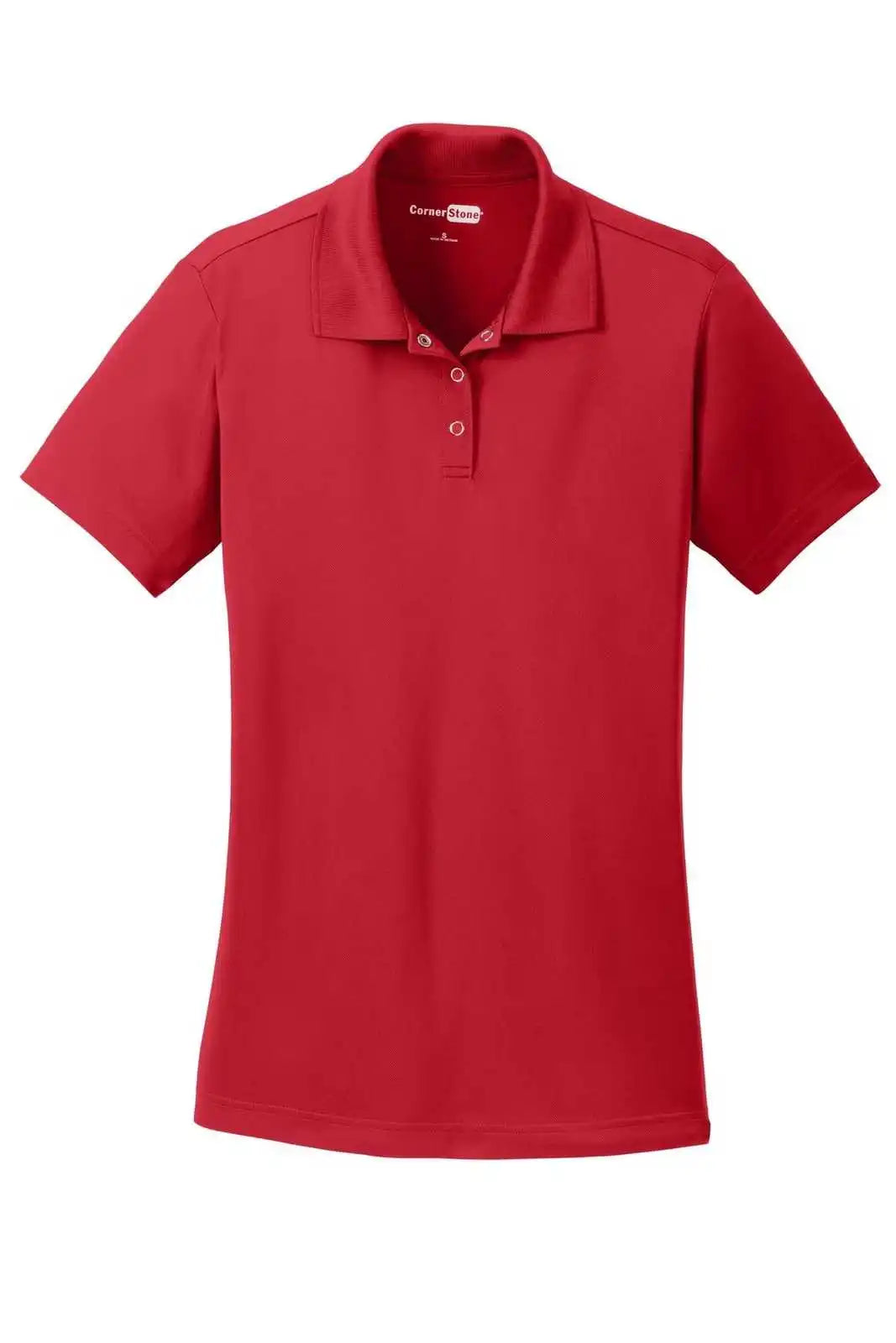 Cornerstone Cs422 Ladies Micropique Gripper Polo - True Red