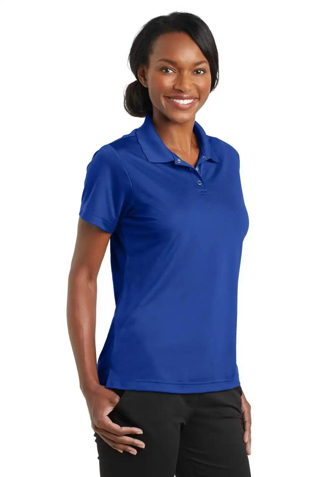 Cornerstone Cs422 Ladies Micropique Gripper Polo - True Royal