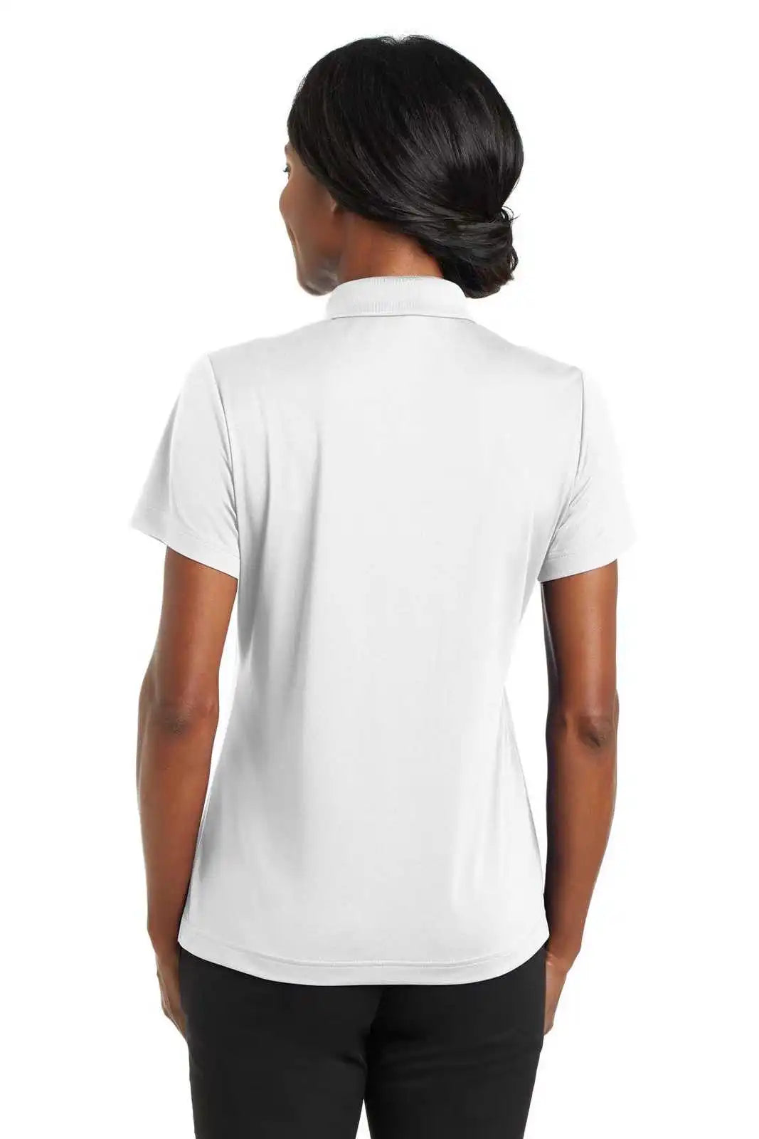 Cornerstone Cs422 Ladies Micropique Gripper Polo - White