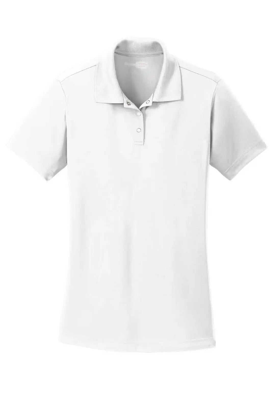 Cornerstone Cs422 Ladies Micropique Gripper Polo - White