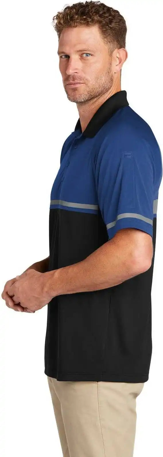 Cornerstone Cs423 Select Lightweight Snag Proof Enhanced Visibility Polo Royal Black