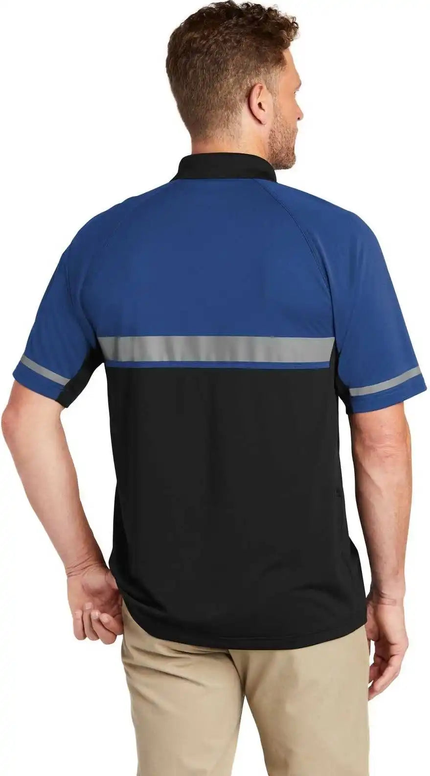 Cornerstone Cs423 Select Lightweight Snag Proof Enhanced Visibility Polo Royal Black