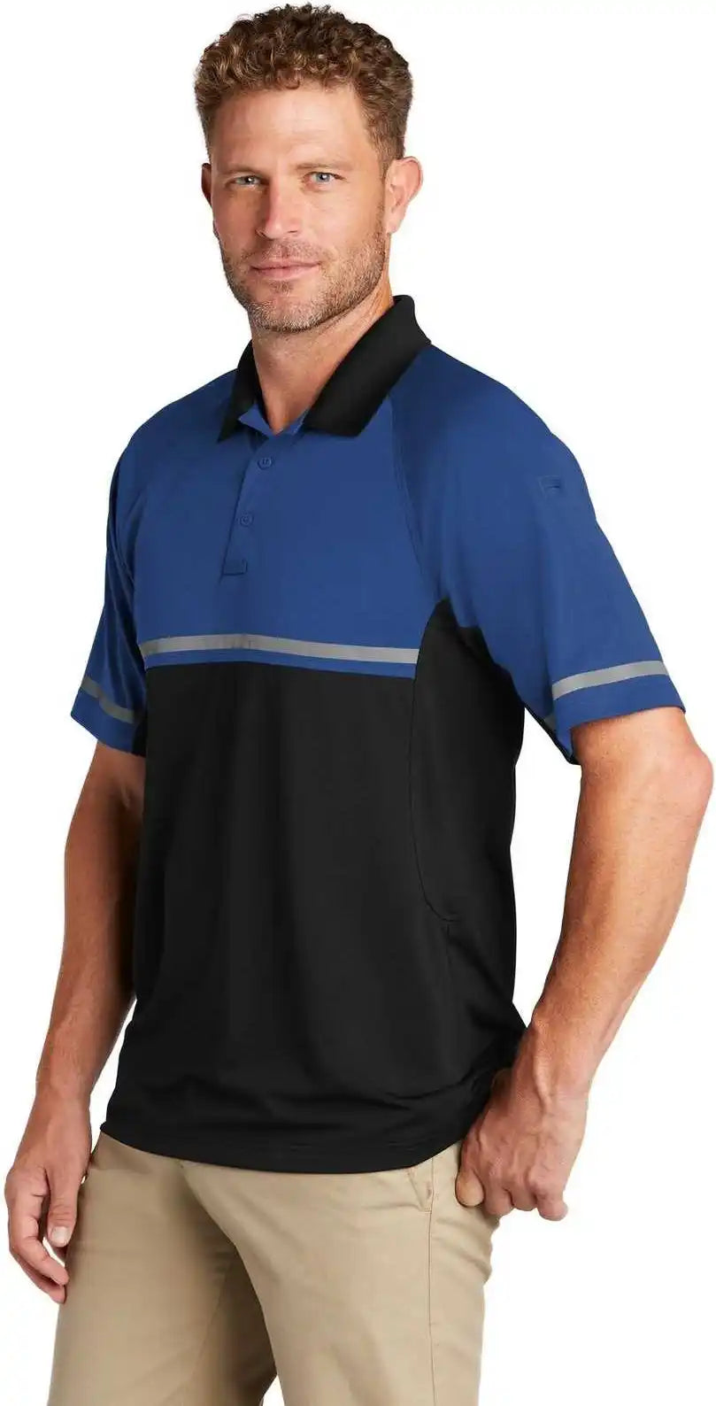 Cornerstone Cs423 Select Lightweight Snag Proof Enhanced Visibility Polo Royal Black