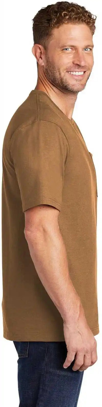Cornerstone Cs430 Workwear Pocket Tee - Duck Brown