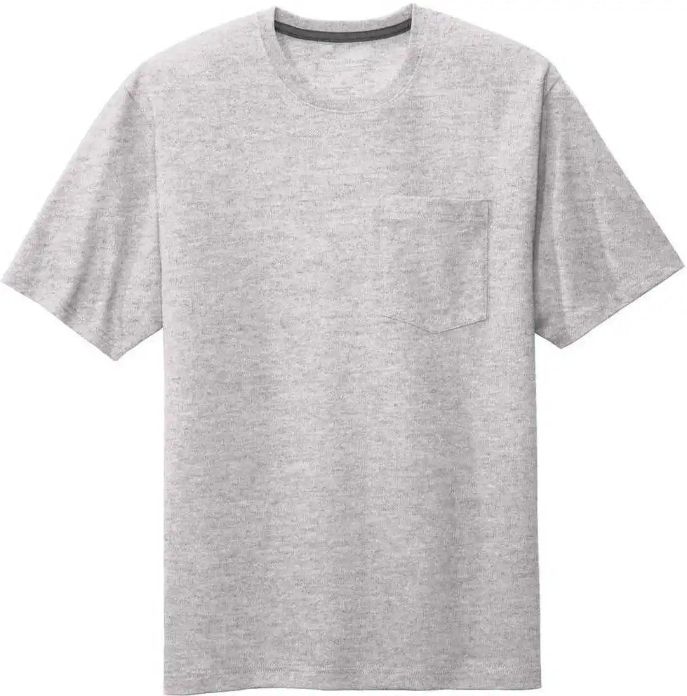 Cornerstone Cs430 Workwear Pocket Tee - Heather Gray