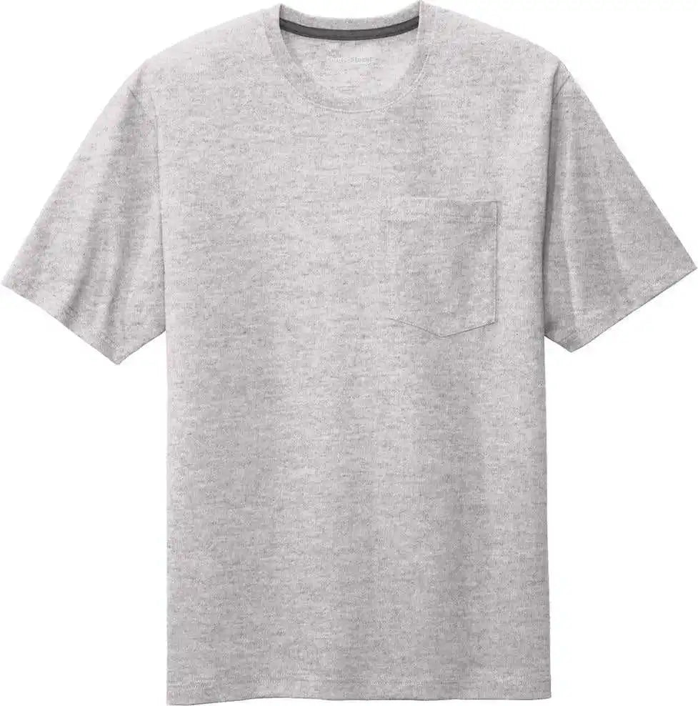 Cornerstone Cs430 Workwear Pocket Tee - Heather Grey