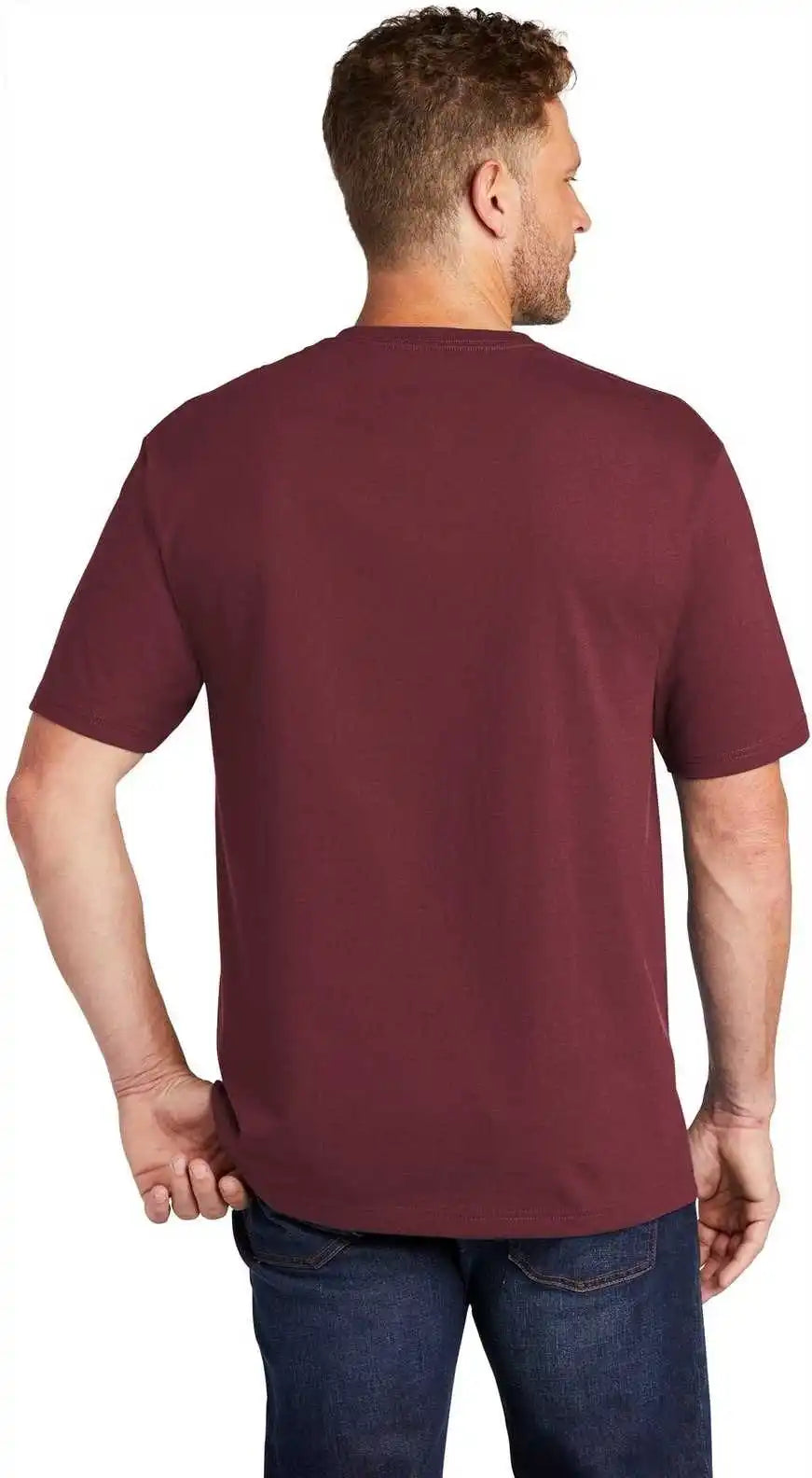 Cornerstone Cs430 Workwear Pocket Tee Maroon