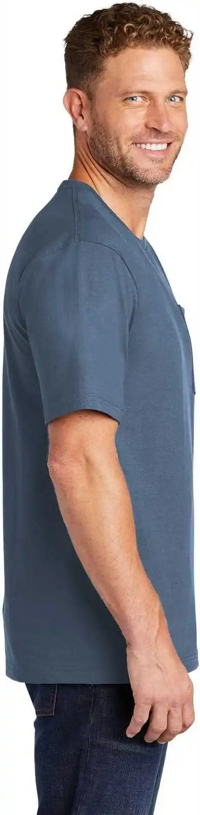 Cornerstone Cs430 Workwear Pocket Tee - Regatta Blue