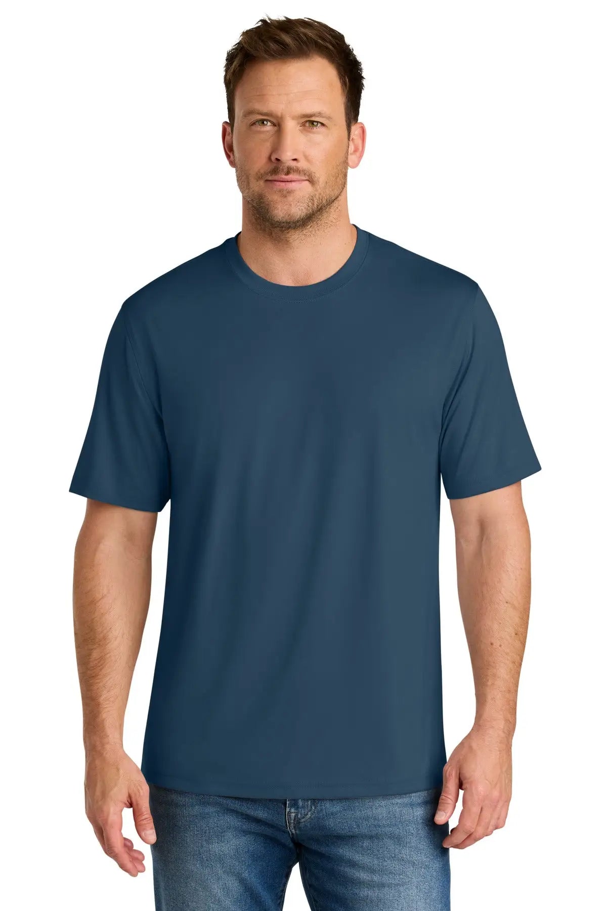 Cornerstone Cs440 Workwear Pro Short Sleeve Tee - Regatta Blue - Adult Xs