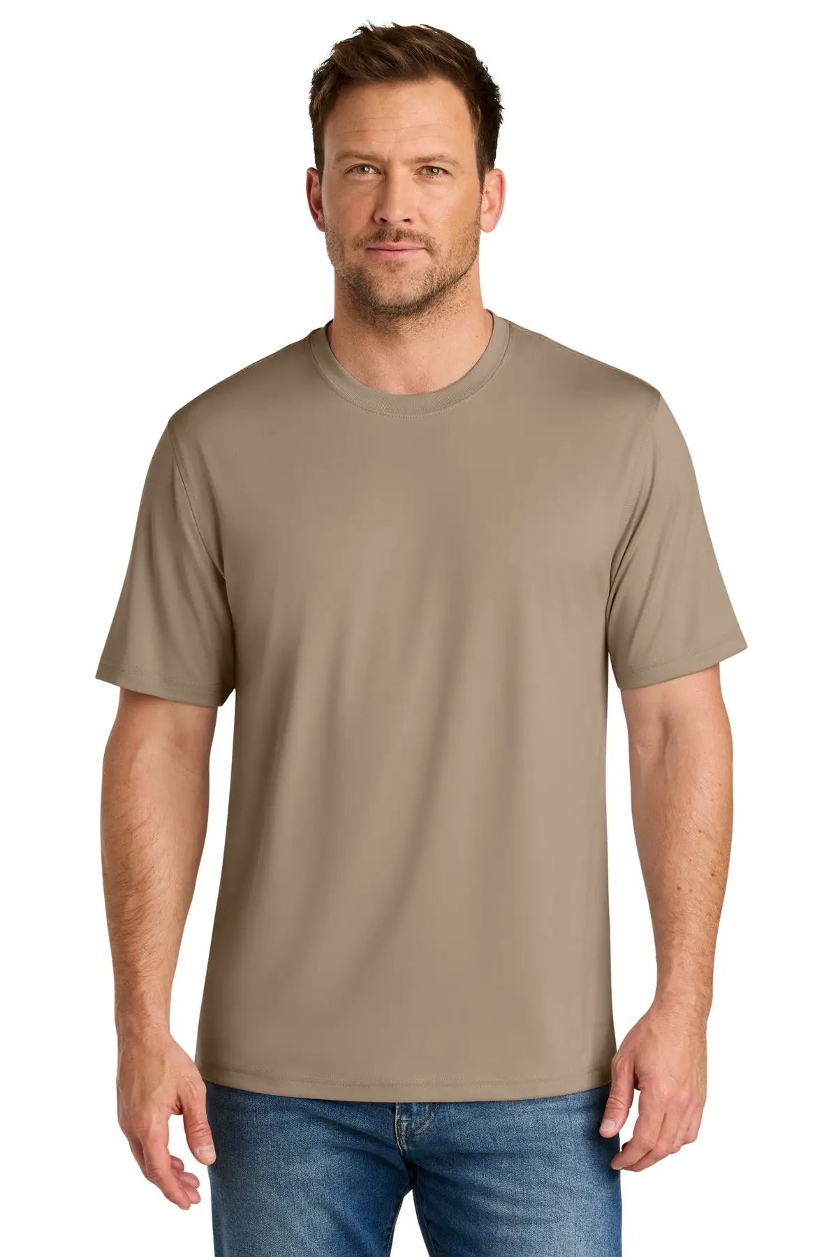 Cornerstone Cs440 Workwear Pro Short Sleeve Tee - Silver Tan - Adult Xs