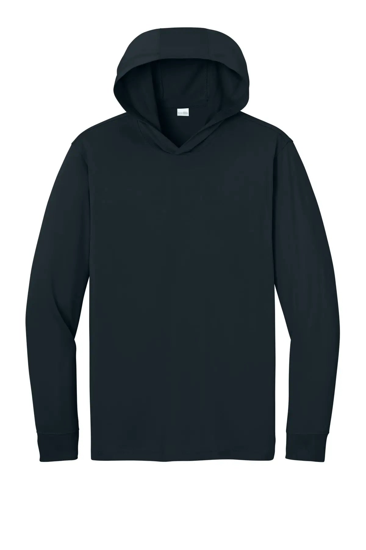 Cornerstone Cs440lsh Workwear Pro Long Sleeve Hooded Tee - Navy