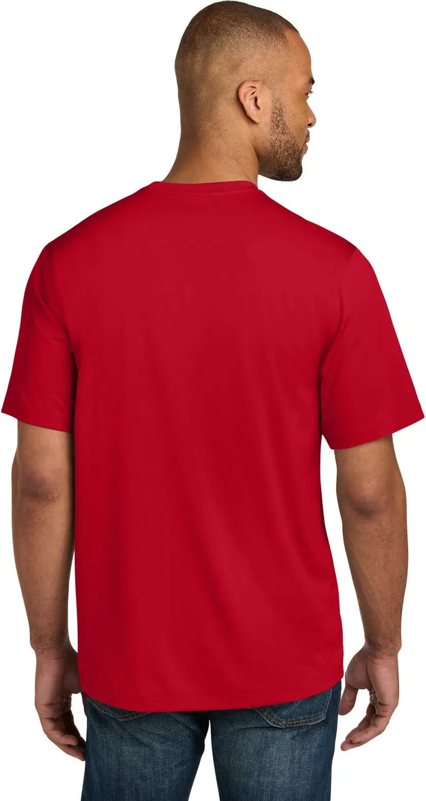 Cornerstone Cs440p Workwear Pro Short Sleeve Pocket Tee - Red