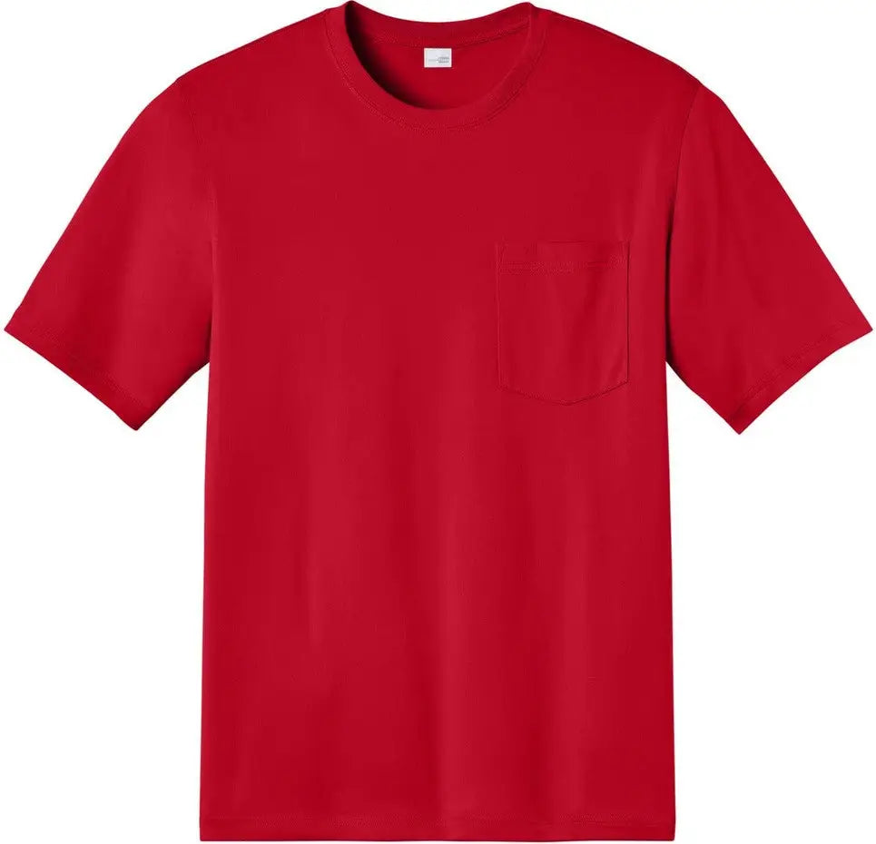 Cornerstone Cs440p Workwear Pro Short Sleeve Pocket Tee - Red