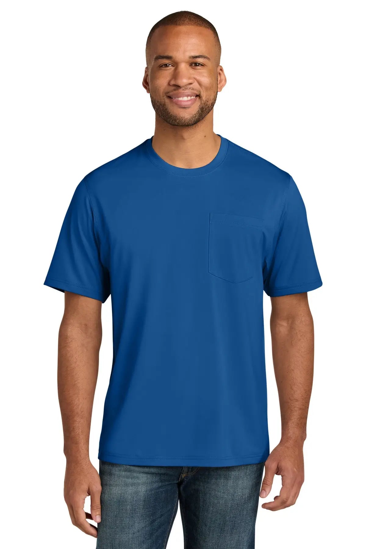 Cornerstone Cs440p Workwear Pro Short Sleeve Pocket Tee - Royal